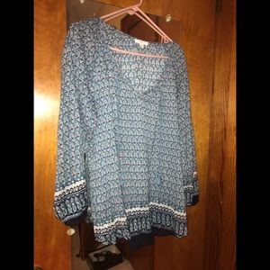 Long sleeve large tunic